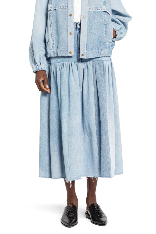 E.L.V. DENIM WOMAN BLUE SKIRTS