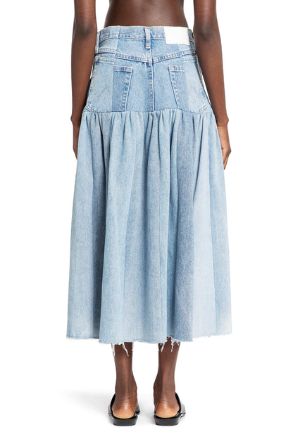 E.L.V. DENIM WOMAN BLUE SKIRTS