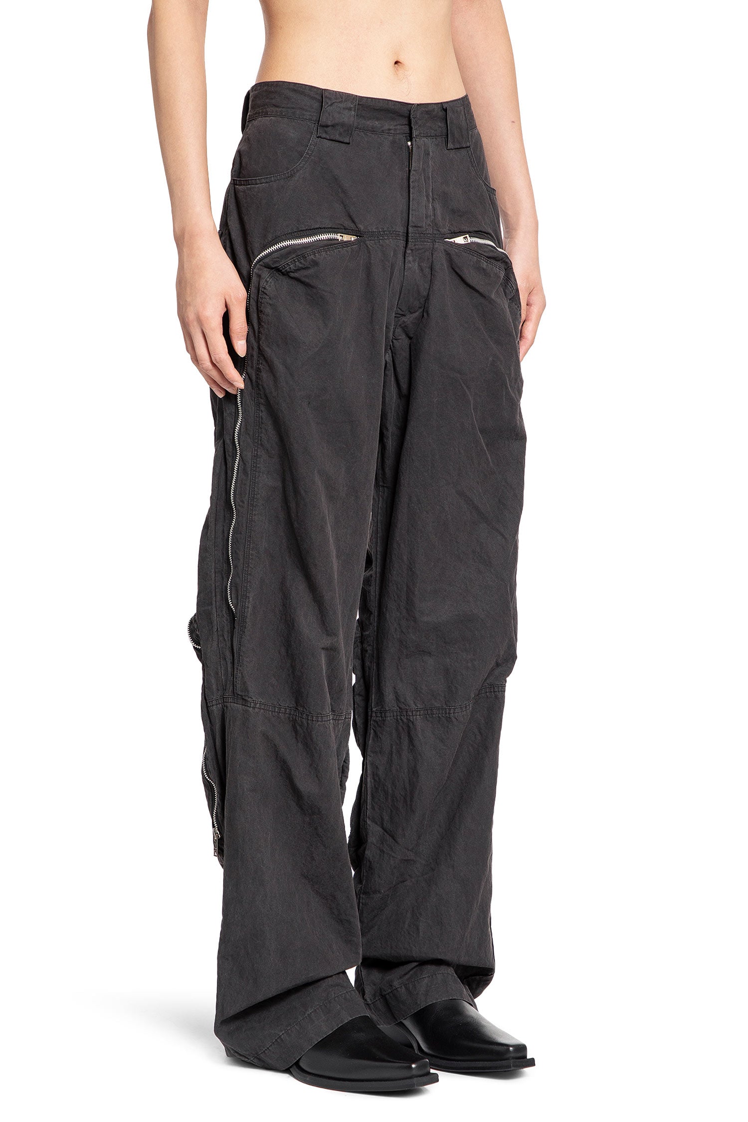 JORDANLUCA MAN BLACK TROUSERS