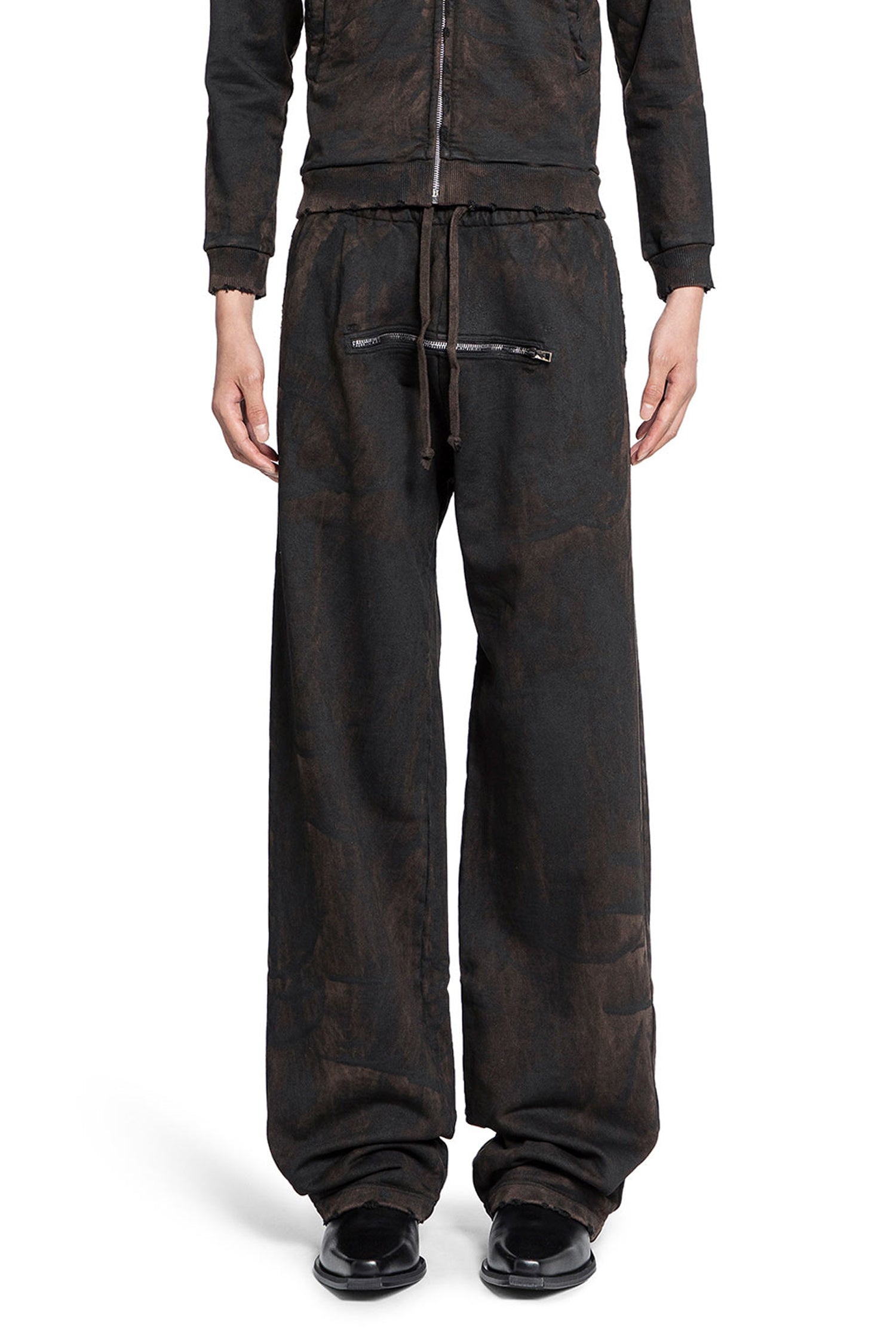 JORDANLUCA MAN BLACK TROUSERS