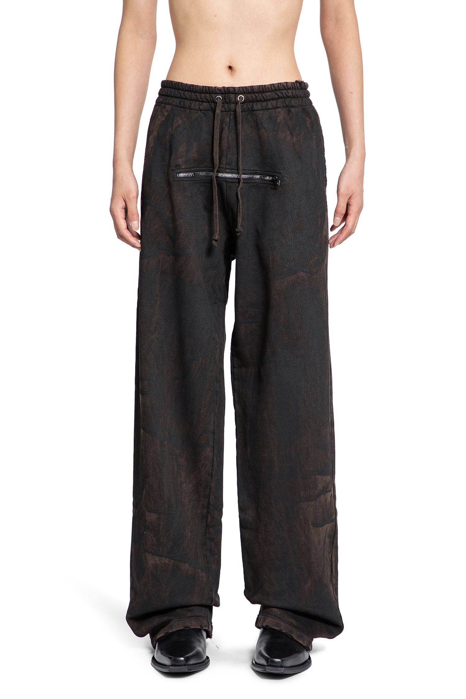 JORDANLUCA MAN BLACK TROUSERS