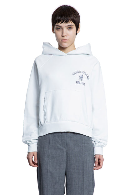 PRADA WOMAN WHITE SWEATSHIRTS