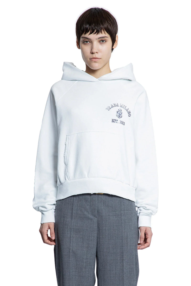 College Logo Boxy hoodie - Antonioli.eu