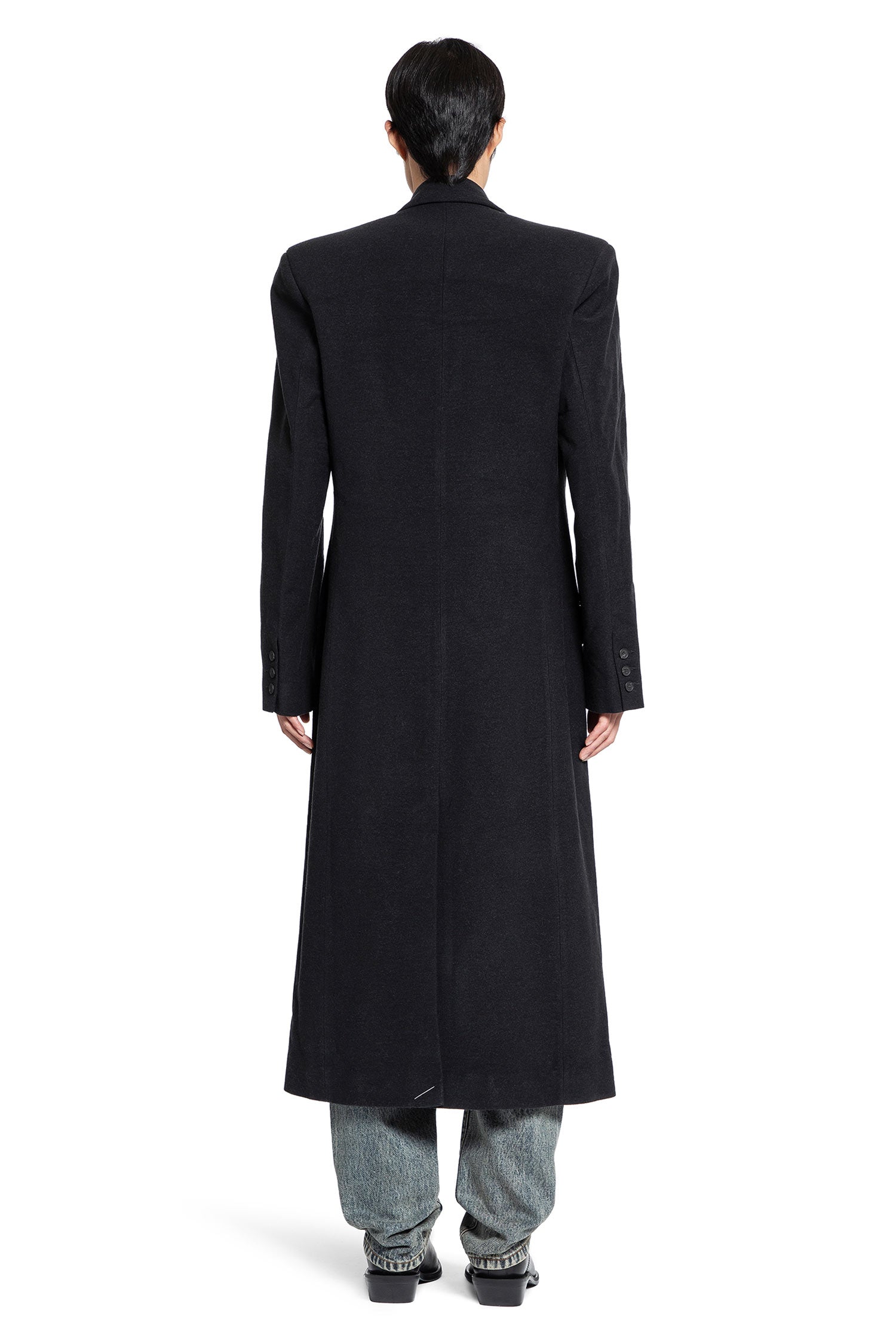 JORDANLUCA MAN BLACK COATS