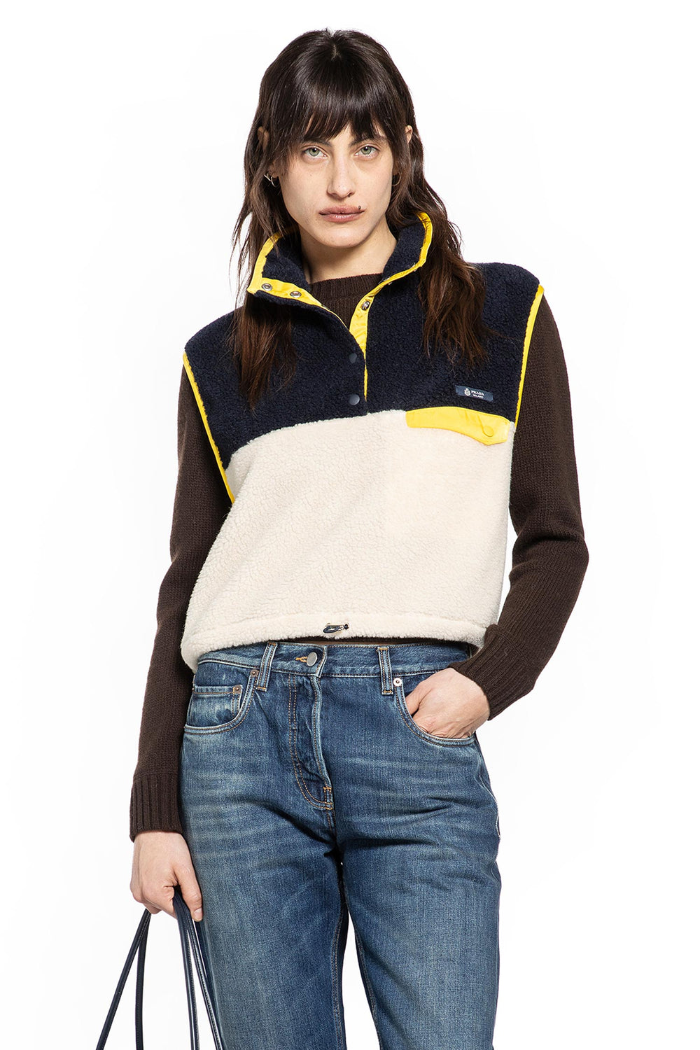 PRADA Sleeveless Fleece Top woman