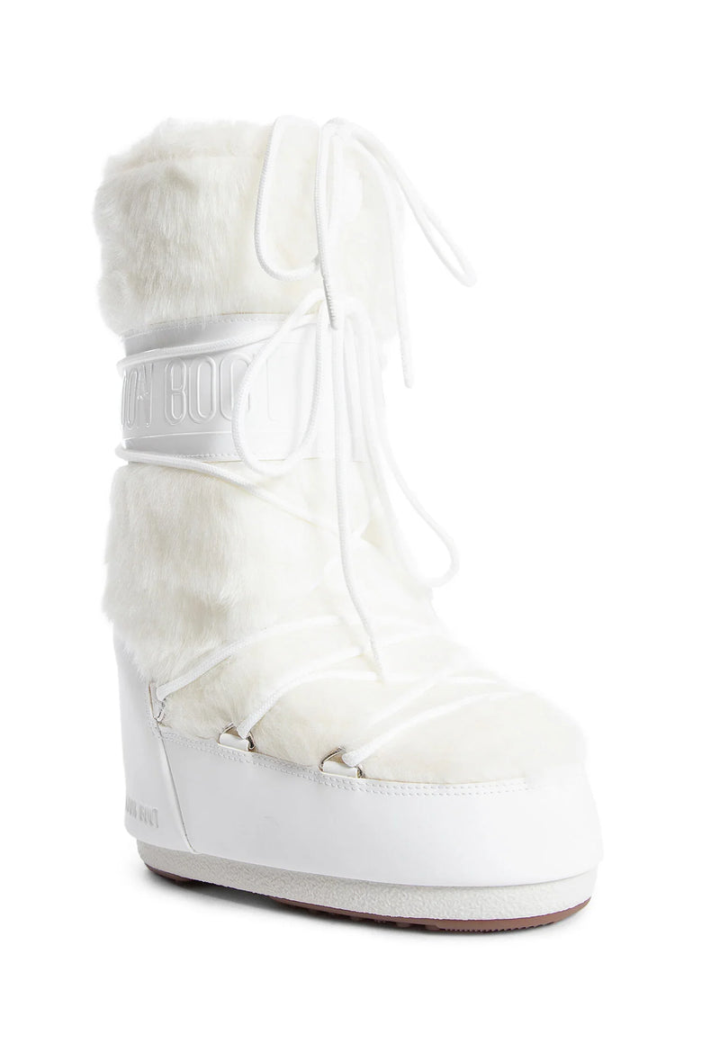 MOON BOOT UNISEX WHITE BOOTS - Antonioli.eu
