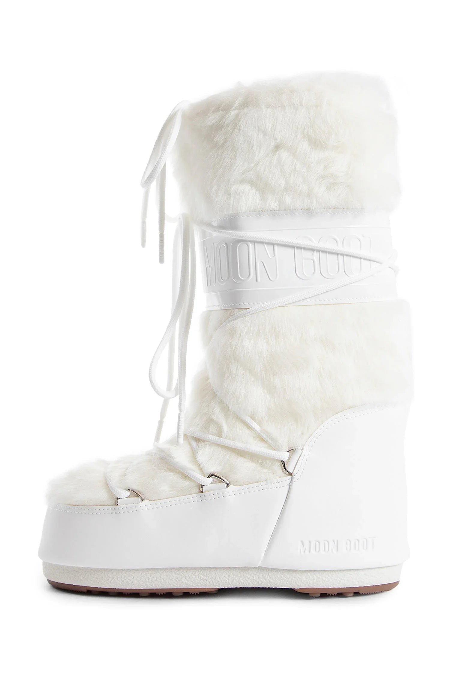 MOON BOOT UNISEX WHITE BOOTS - Antonioli.eu