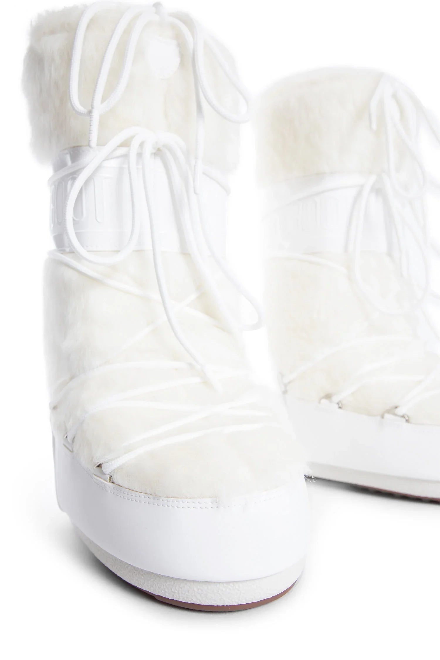 MOON BOOT UNISEX WHITE BOOTS - Antonioli.eu