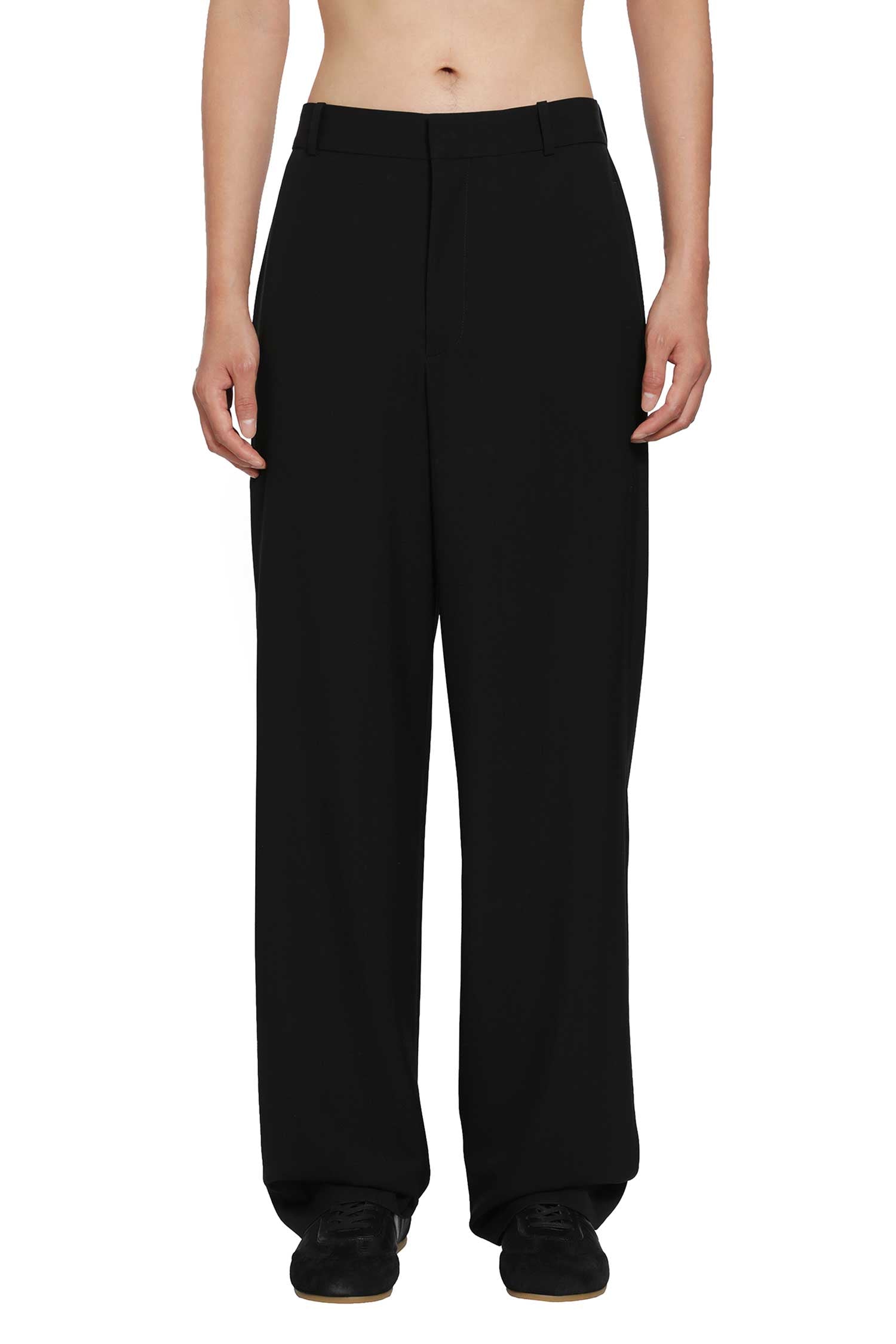 THE ROW THE ROW MAN BLACK TROUSERS man