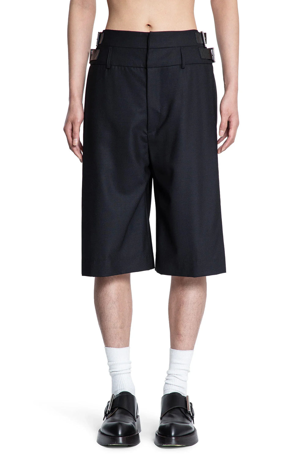 JORDANLUCA MAN BLACK SHORTS & SKIRTS - Antonioli.eu