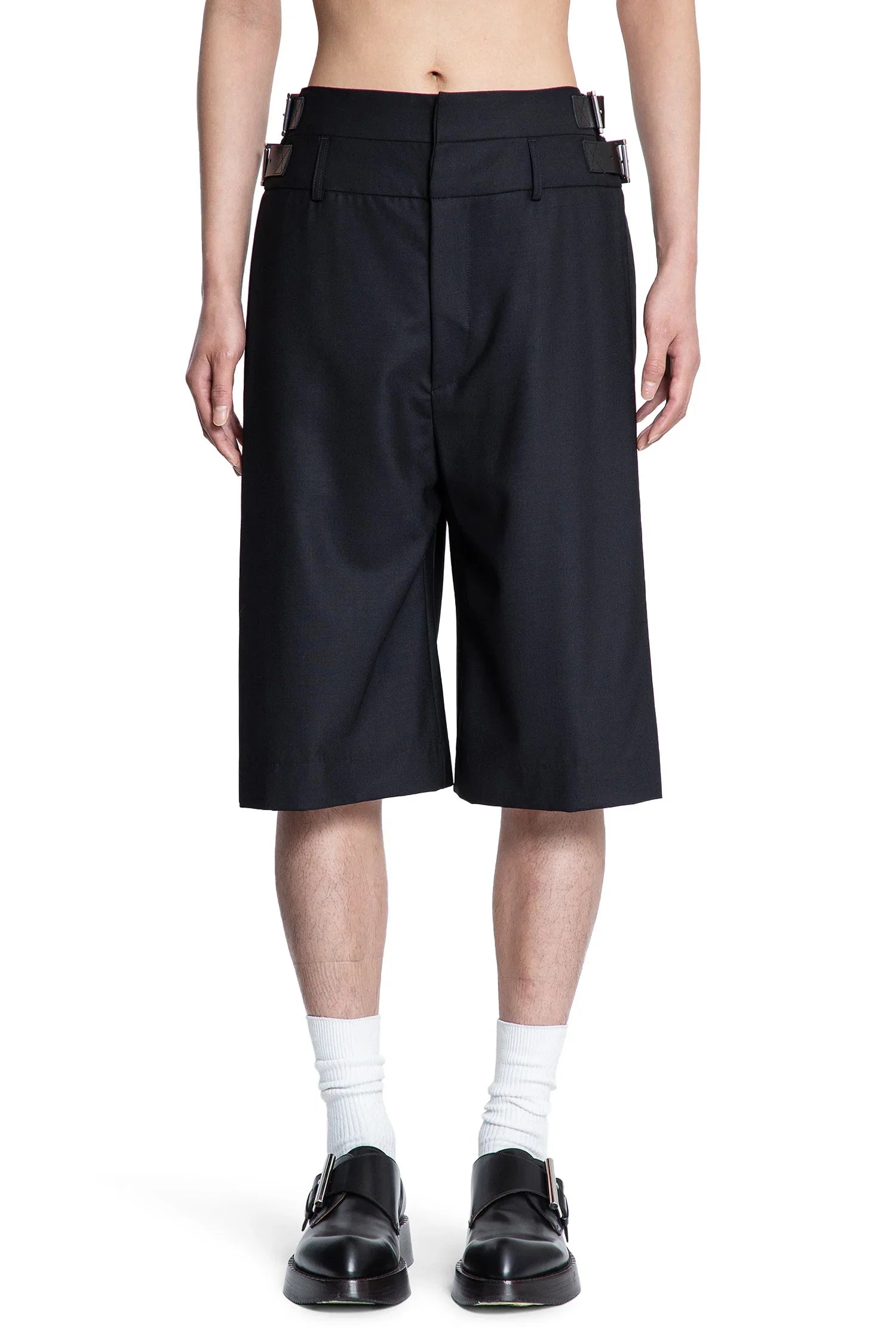 JORDANLUCA MAN BLACK SHORTS & SKIRTS - Antonioli.eu