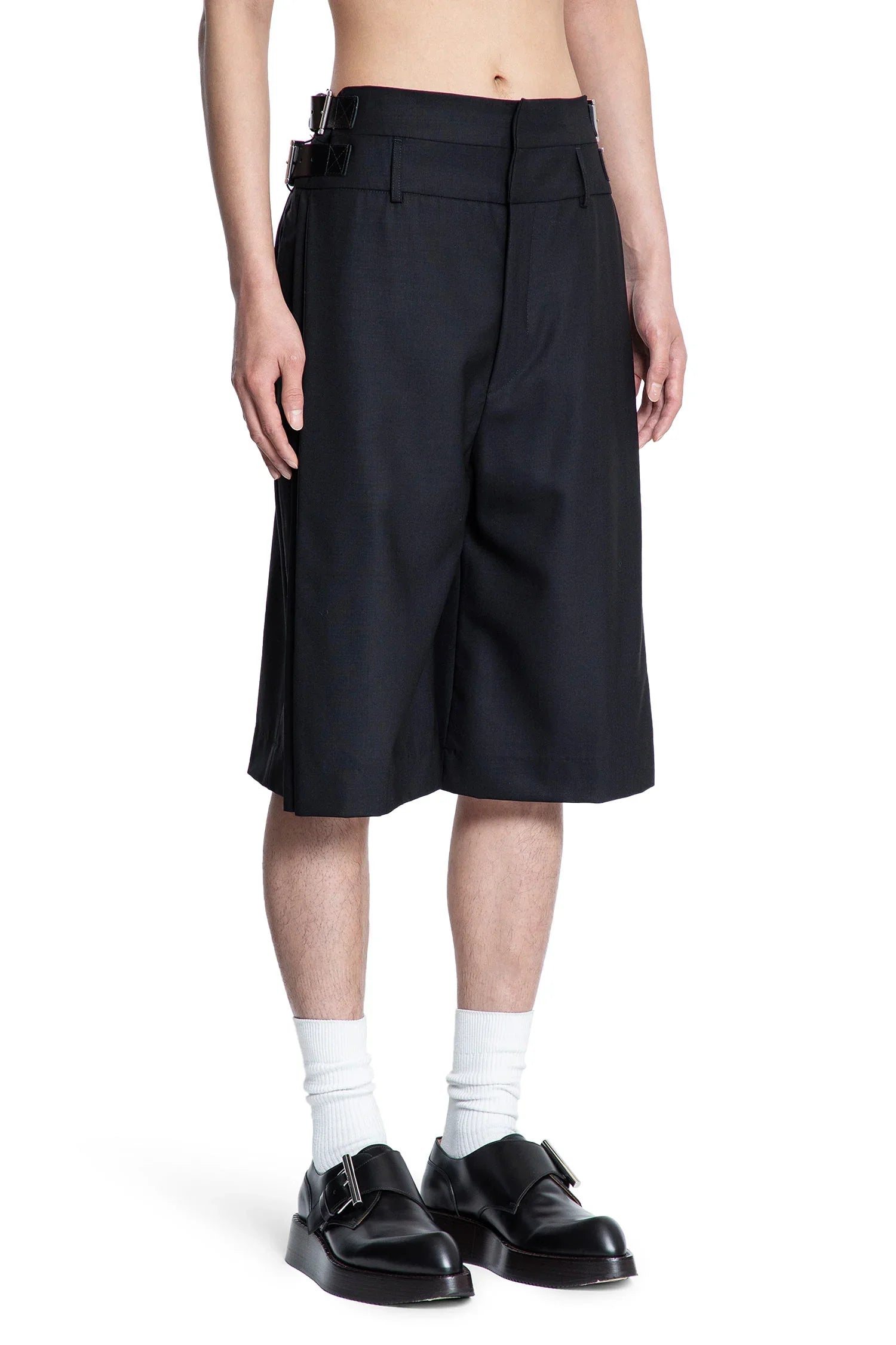JORDANLUCA MAN BLACK SHORTS & SKIRTS - Antonioli.eu