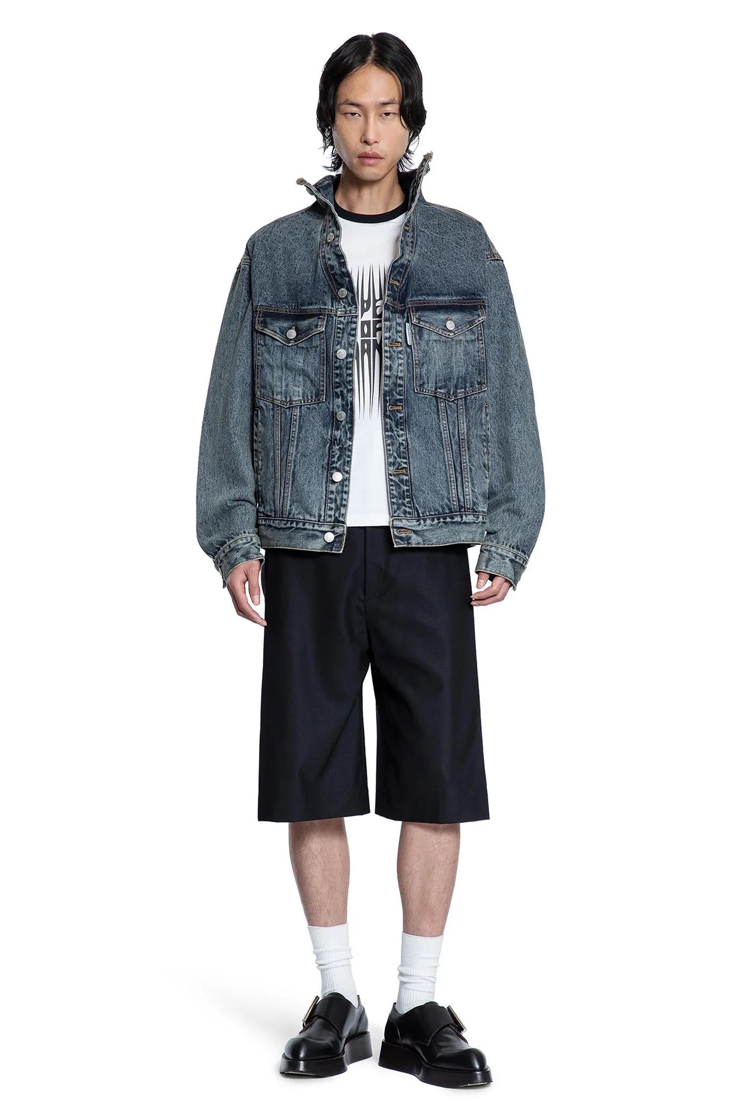 JORDANLUCA MAN BLACK SHORTS & SKIRTS - Antonioli.eu