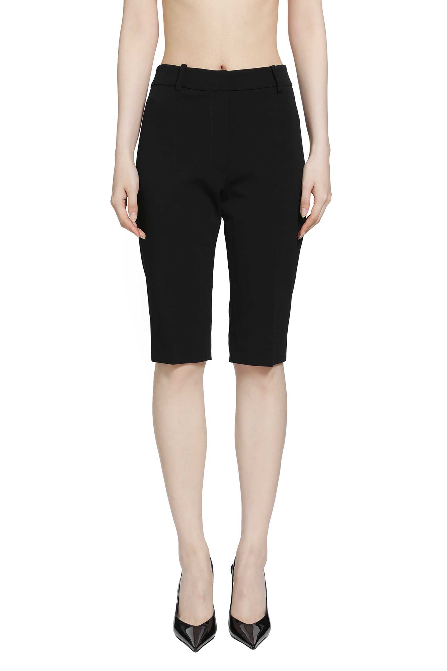Tailored Knee-length Fitted Pants