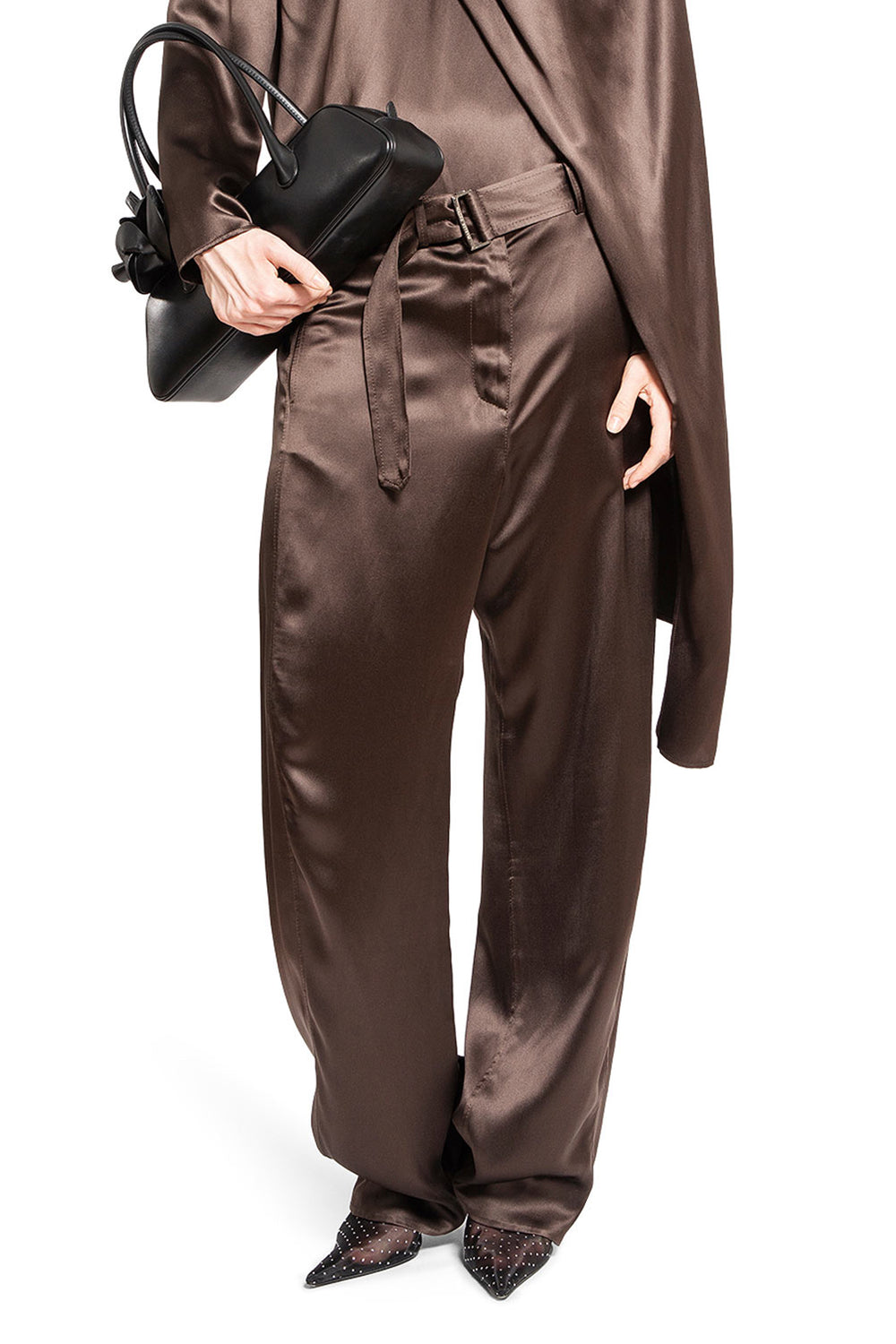 MAGDA BUTRYM WOMAN BROWN TROUSERS