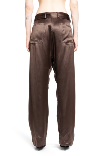 MAGDA BUTRYM WOMAN BROWN TROUSERS