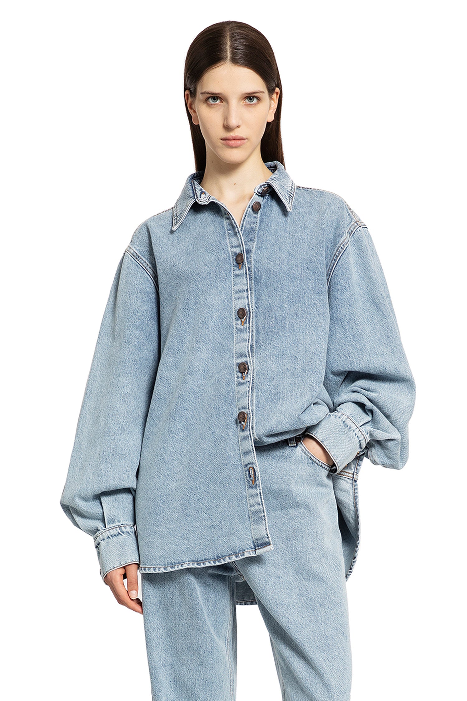 MAGDA BUTRYM WOMAN BLUE SHIRTS