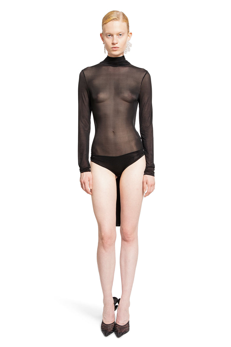 MAGDA BUTRYM WOMAN BLACK BODYSUITS