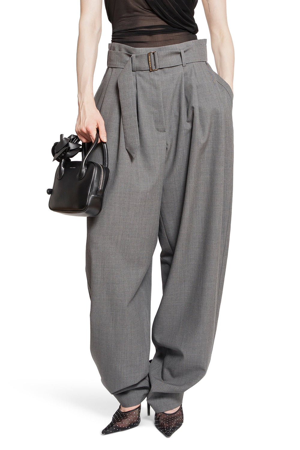 MAGDA BUTRYM WOMAN GREY TROUSERS