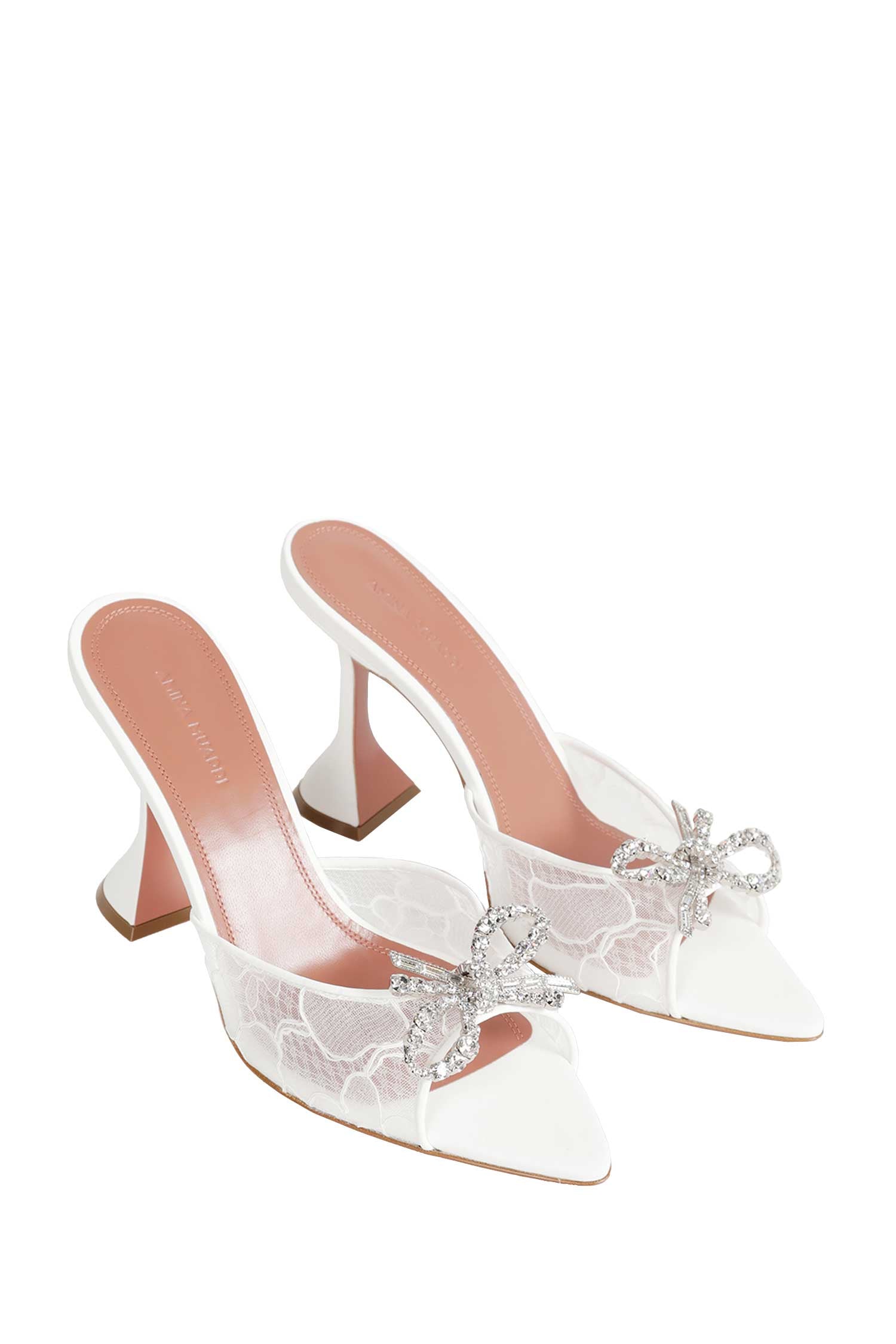 AMINA MUADDI Roise Lace Slipper 95 Mules woman