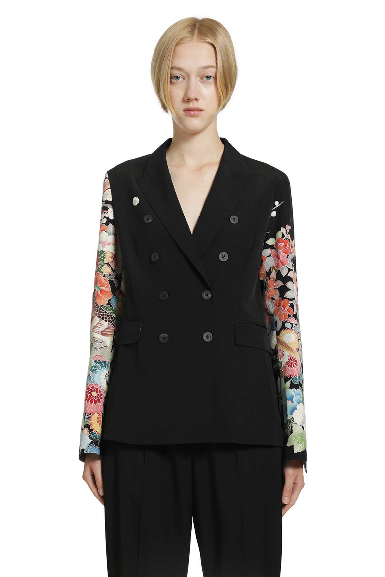 
              IBRIGU Traditional Kimono Blazer woman
            