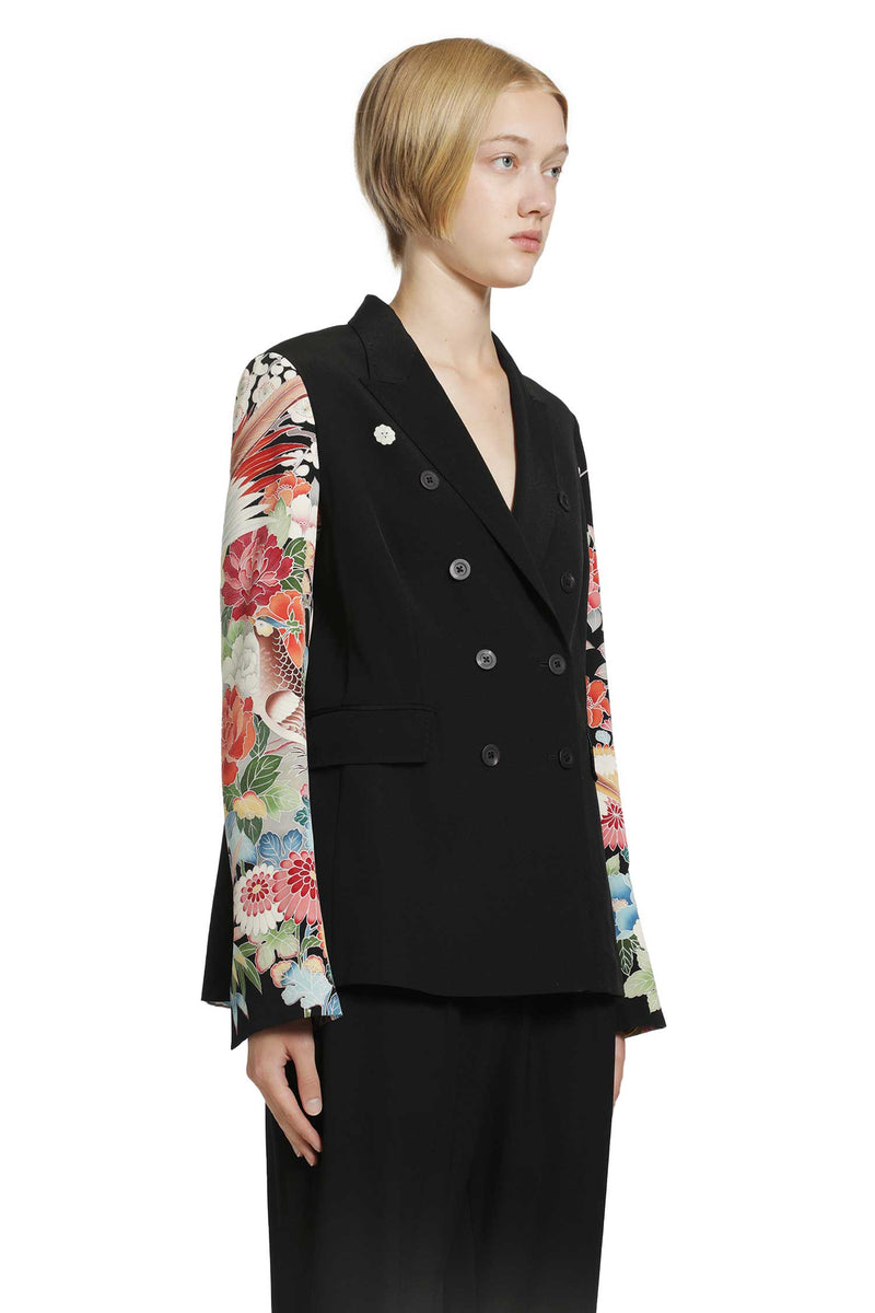 IBRIGU Traditional Kimono Blazer woman