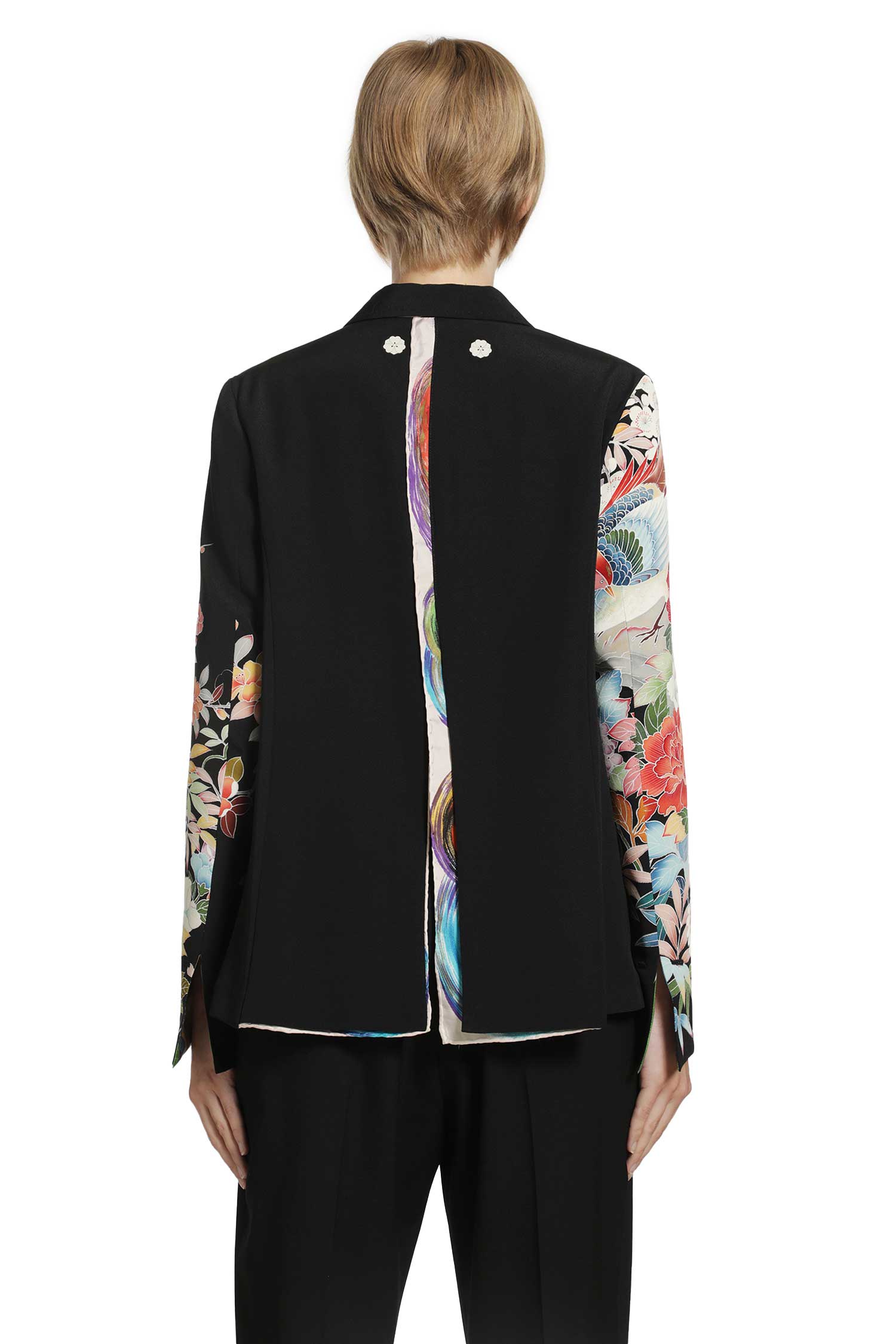 IBRIGU Traditional Kimono Blazer woman