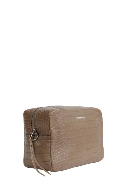 Sahara Crocodile-effect leather Vanity Bag