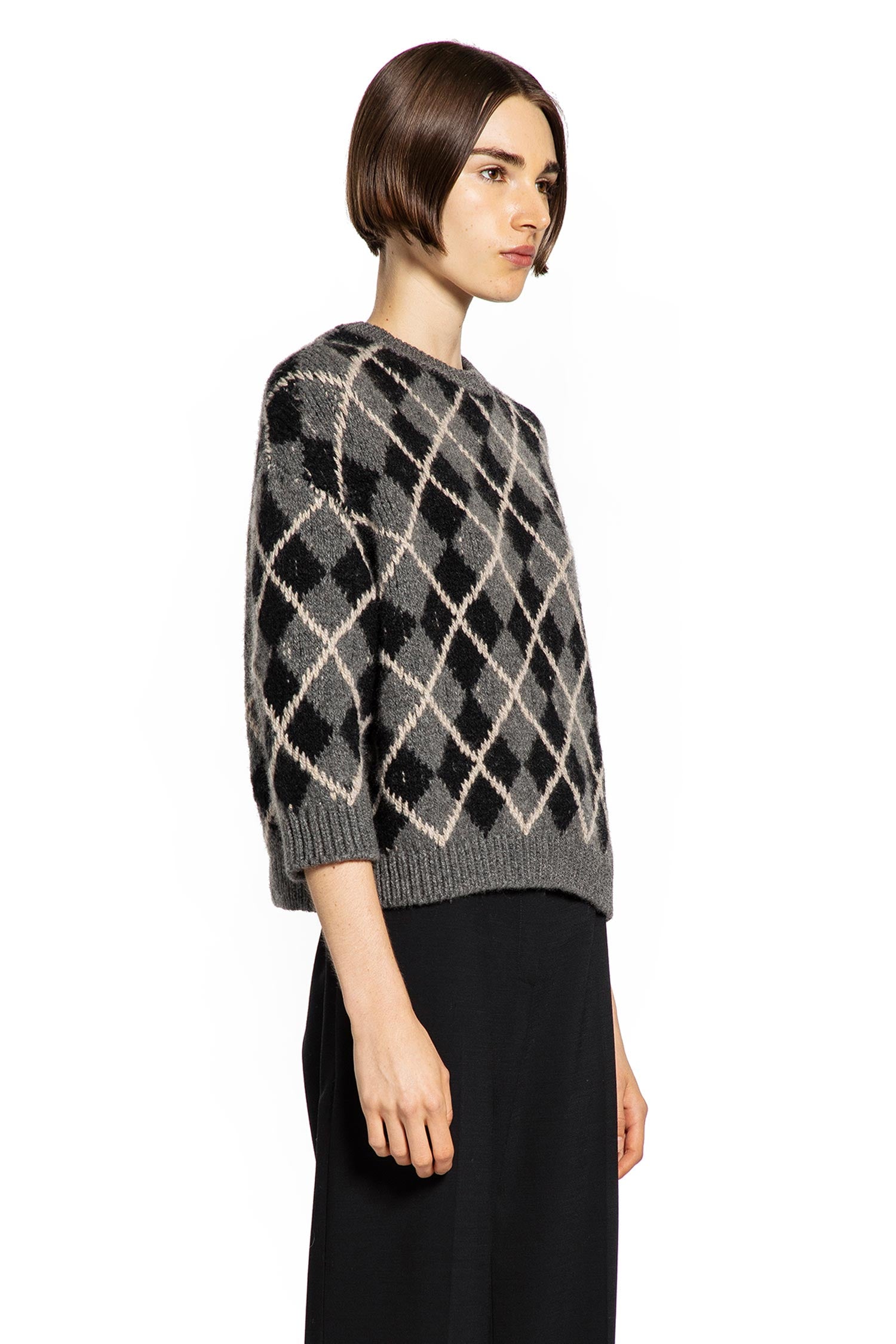 KHAITE WOMAN GREY KNITWEAR