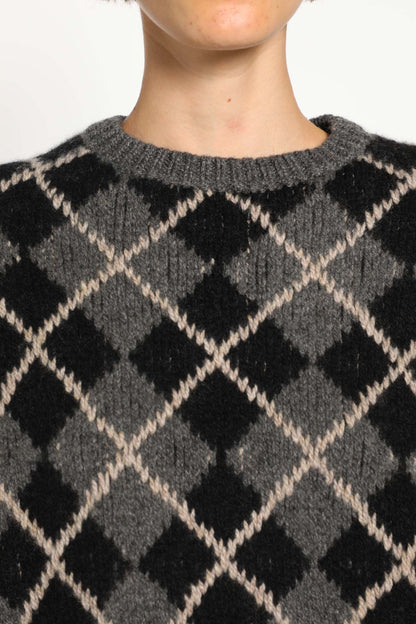 KHAITE WOMAN GREY KNITWEAR