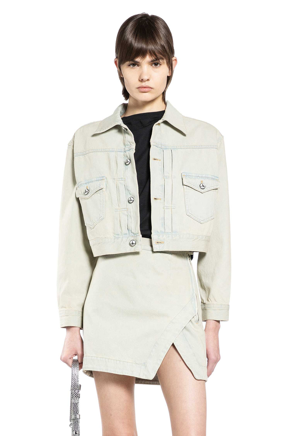 VIVIENNE WESTWOOD Cropped Marlene Jacket woman