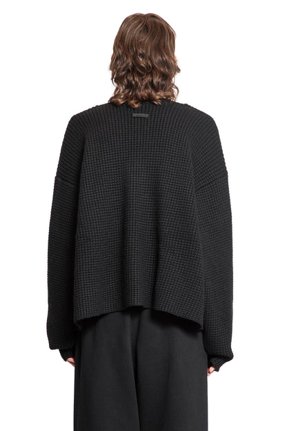 FEAR OF GOD MAN BLACK KNITWEAR