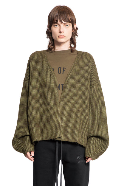 FEAR OF GOD MAN GREEN KNITWEAR