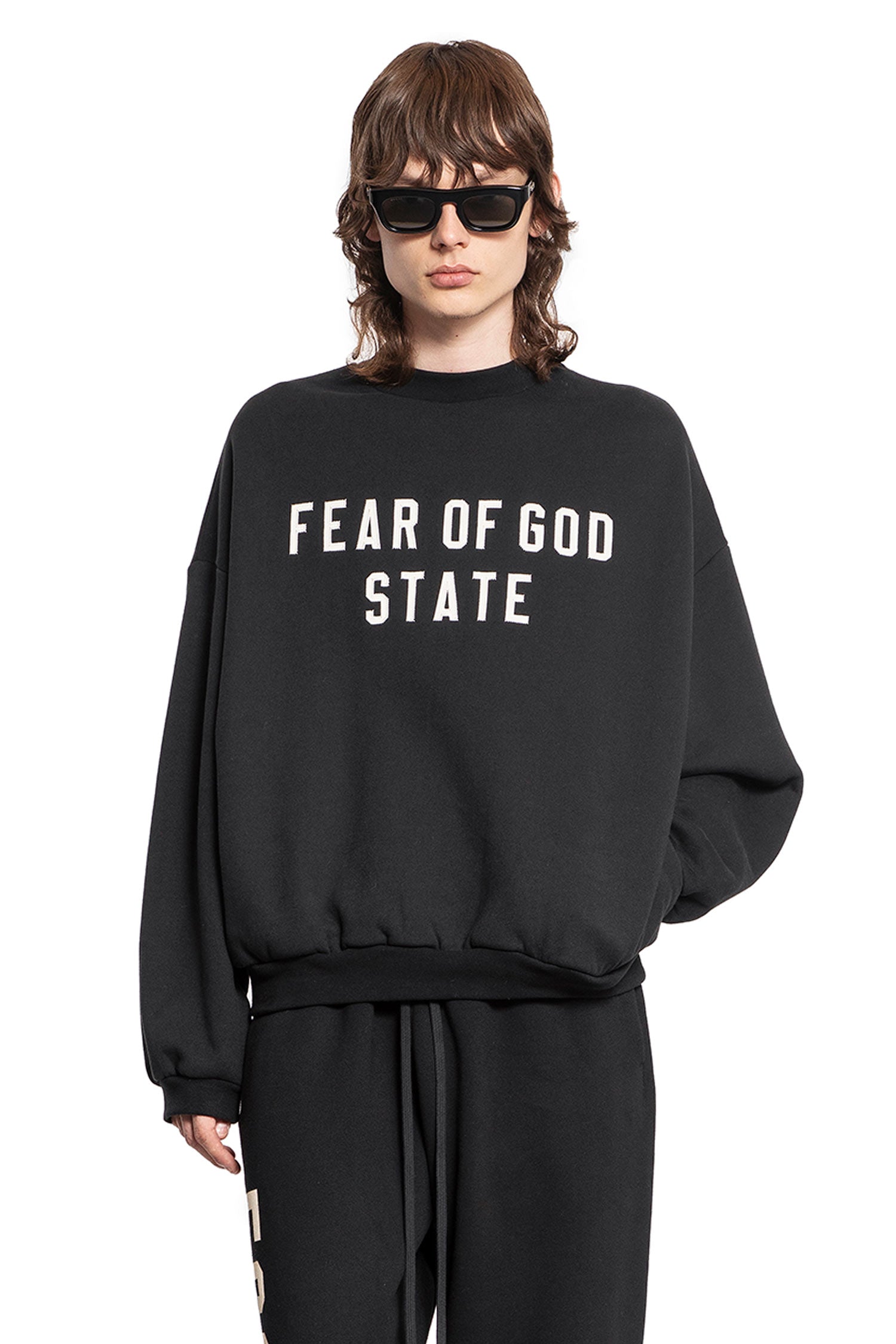 FEAR OF GOD MAN BLACK SWEATSHIRTS