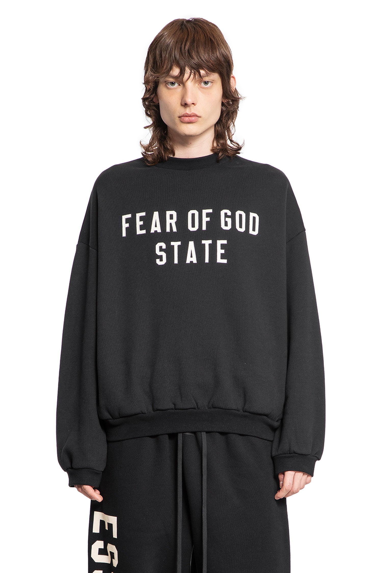 FEAR OF GOD MAN BLACK SWEATSHIRTS