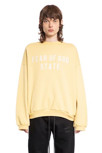 FEAR OF GOD MAN YELLOW SWEATSHIRTS