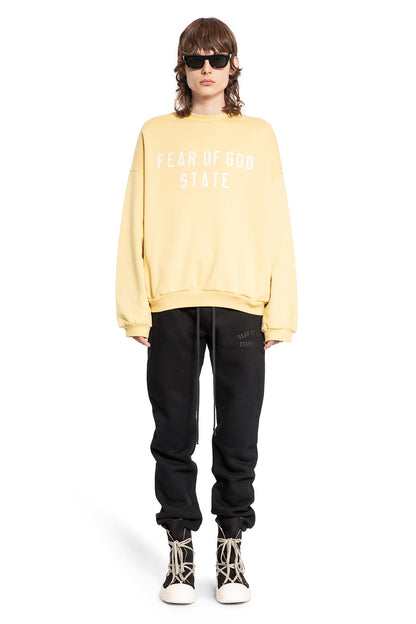 FEAR OF GOD MAN YELLOW SWEATSHIRTS