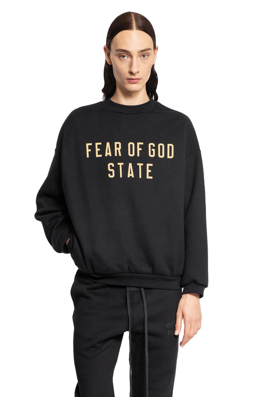 FEAR OF GOD MAN BLACK SWEATSHIRTS