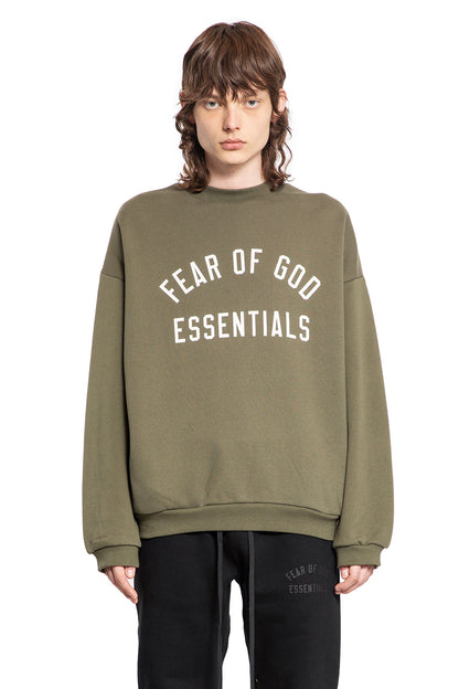 FEAR OF GOD MAN GREEN SWEATSHIRTS