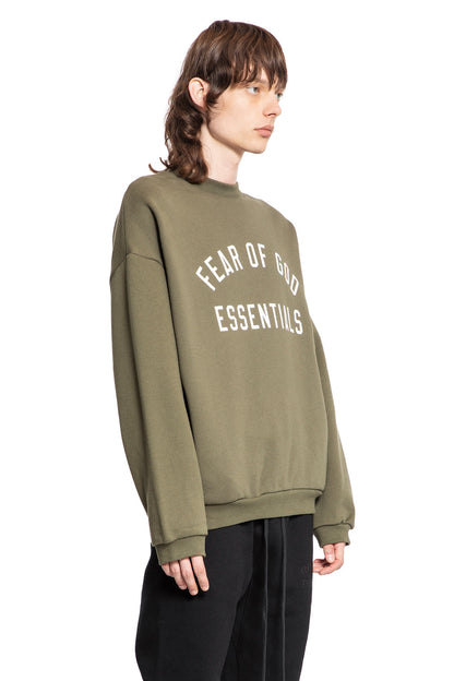 FEAR OF GOD MAN GREEN SWEATSHIRTS