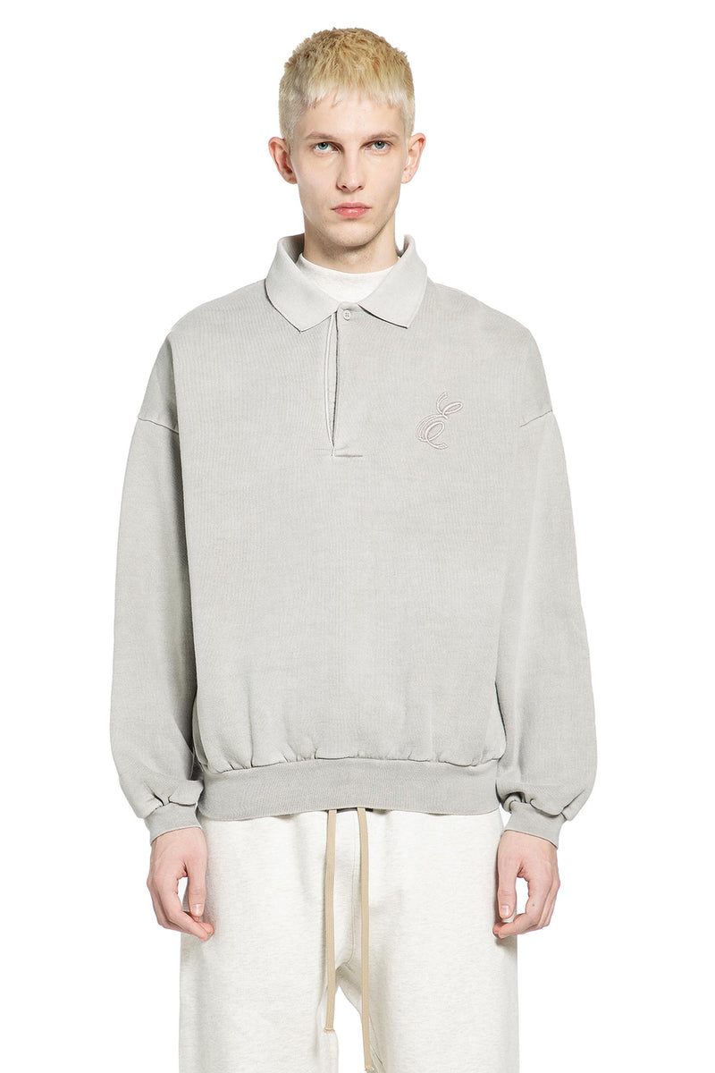 Embroidered Classic Polo Sweatshirt