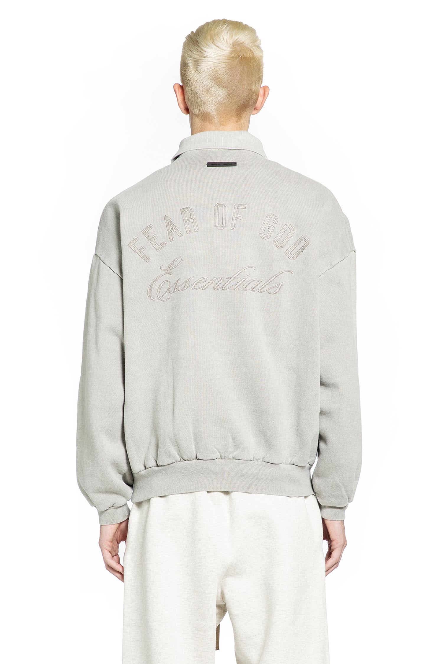 Embroidered Classic Polo Sweatshirt