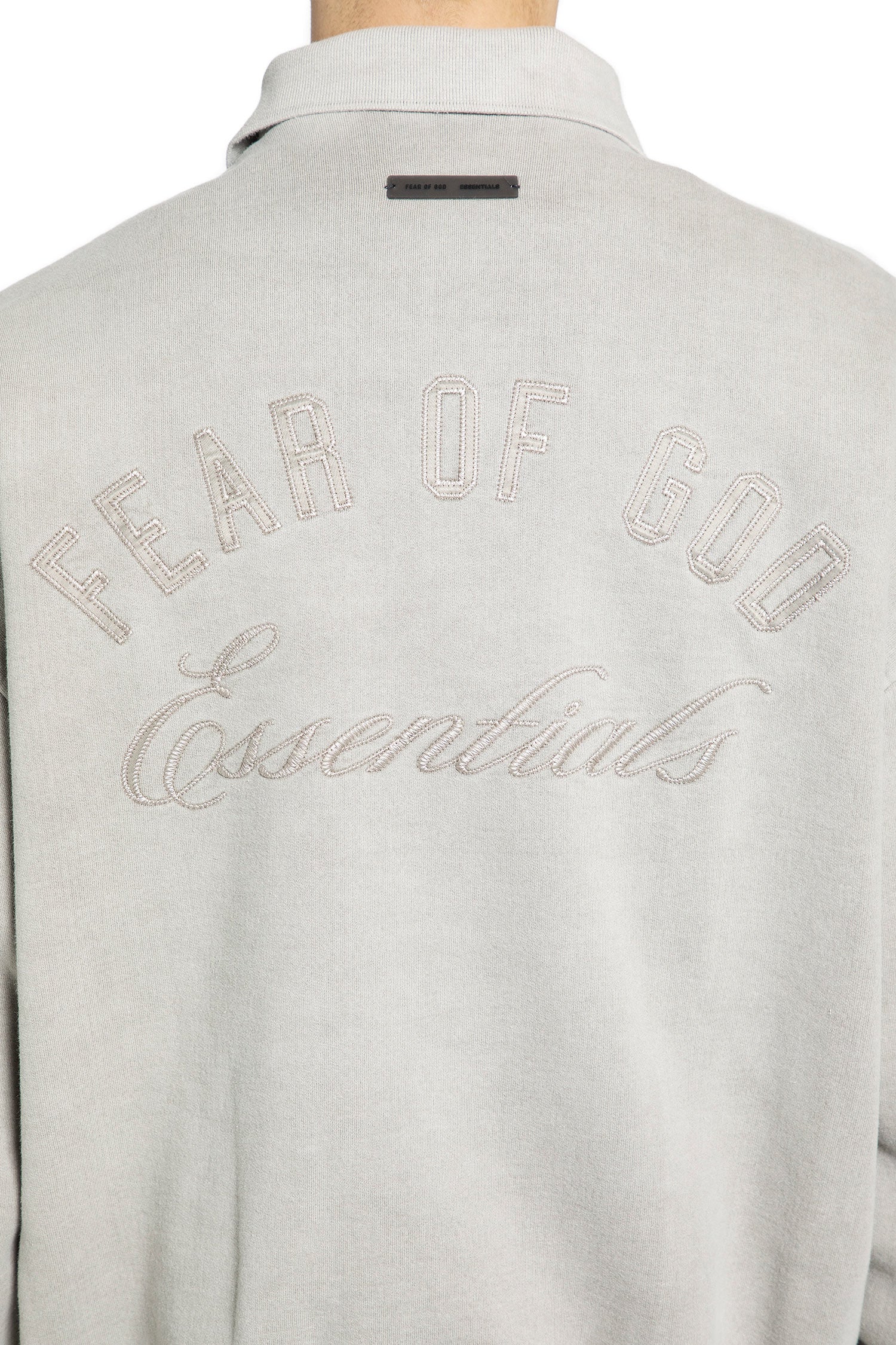 Embroidered Classic Polo Sweatshirt