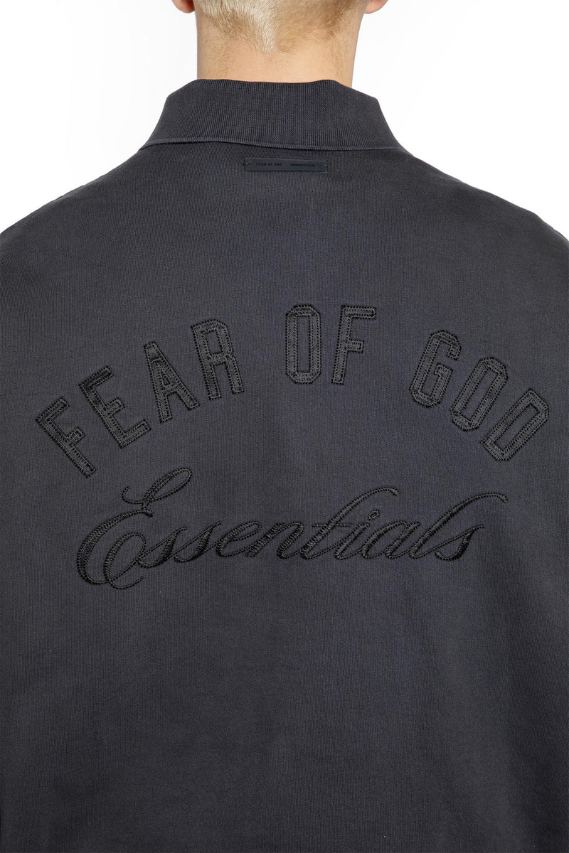 Embroidered Classic Polo Sweatshirt