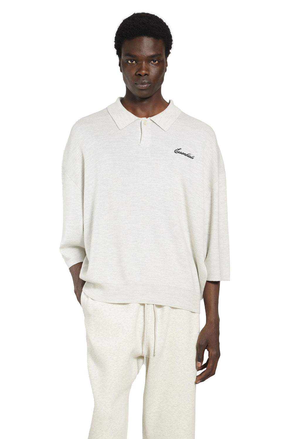 FEAR OF GOD Signature 3/4 Sleeve 90s Knit Polo man