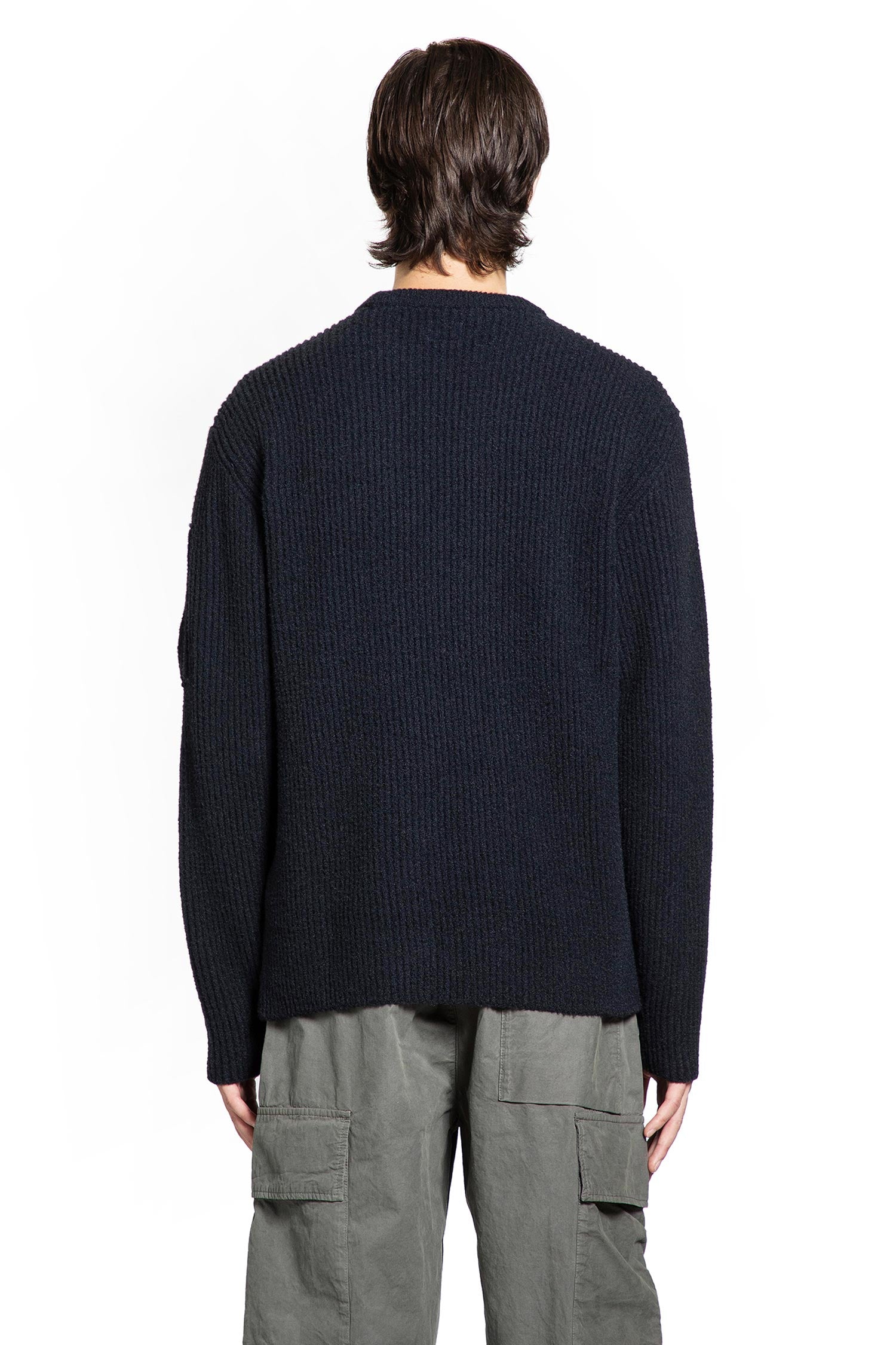 C.P. COMPANY MAN BLACK KNITWEAR