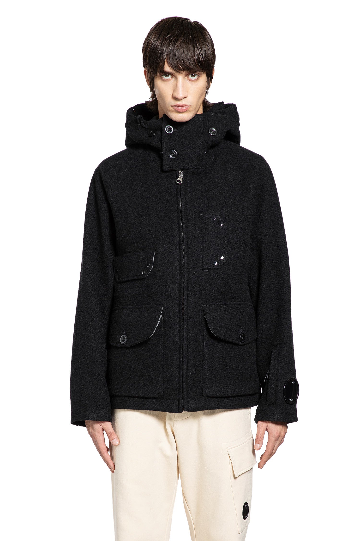 C.P. COMPANY MAN BLACK JACKETS