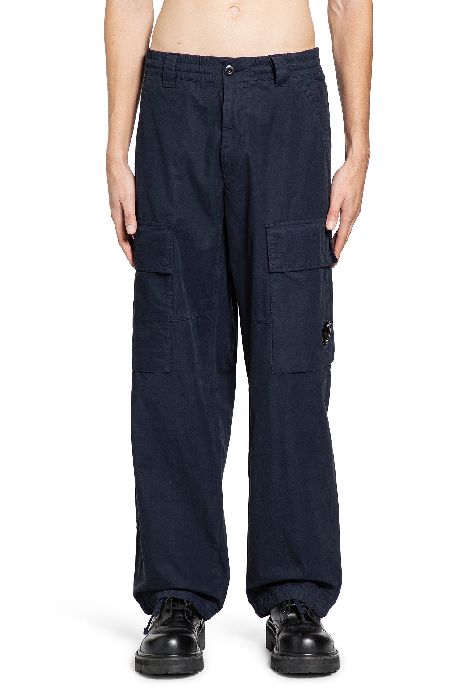 C.P. COMPANY MAN BLACK TROUSERS