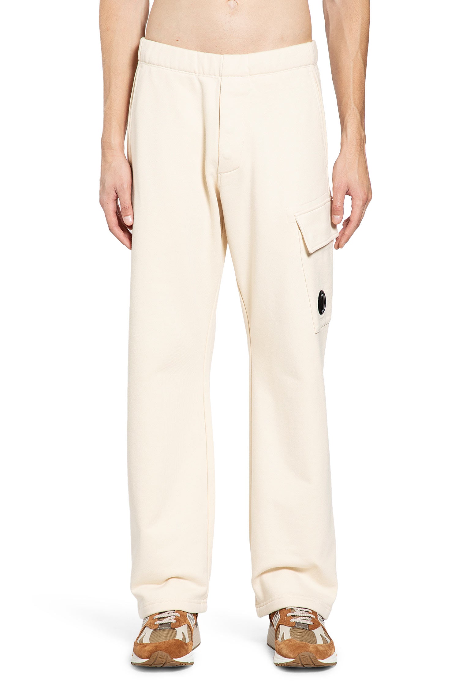 Diagonal Raised Fleece Cargo Lens Sweatpants