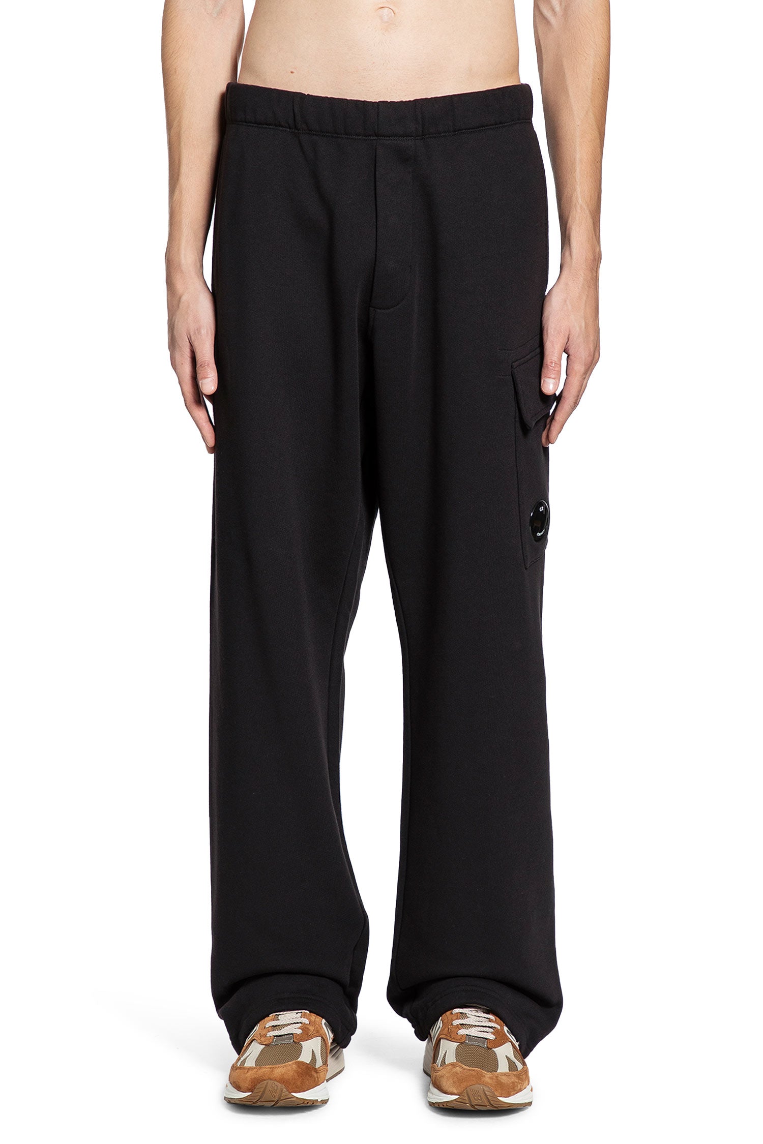 Diagonal Cargo Fleece Lens Sweatpants